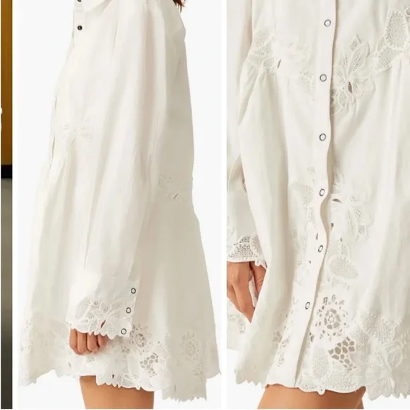 Free People White Constance Dress - Picture 3 of 12